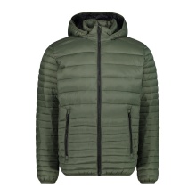 CMP quilted jacket with hood and 3M Thinsulate padding green men